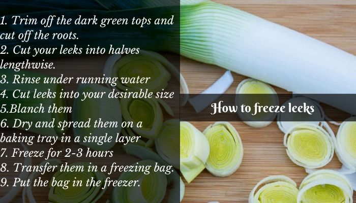 How to store leeks